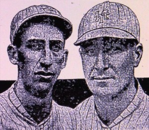 Pol Perritt and Benny Kauff, 1917