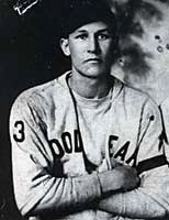 Rudy York, circa 1930, with local textile mill team.