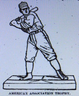 Newspaper drawing of Wiman's Trophy