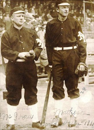 Christy Mathewson with John McGraw