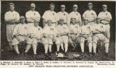 Charlie Frank's 1910 New Orleans Pelicans