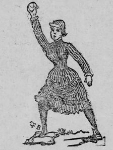 The St. Paul Globe's rendering of one of the 'Fairies.'