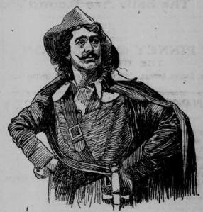 Pitcher turned actor Daniel "Cyclone" Ryan, circa 1903