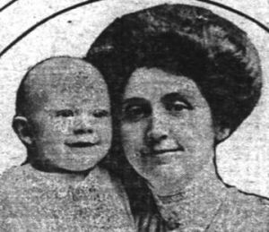 Nelly Reulbach with Ed Jr.