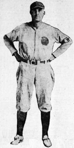 Slattery with the Brigham City Peaches, 1922